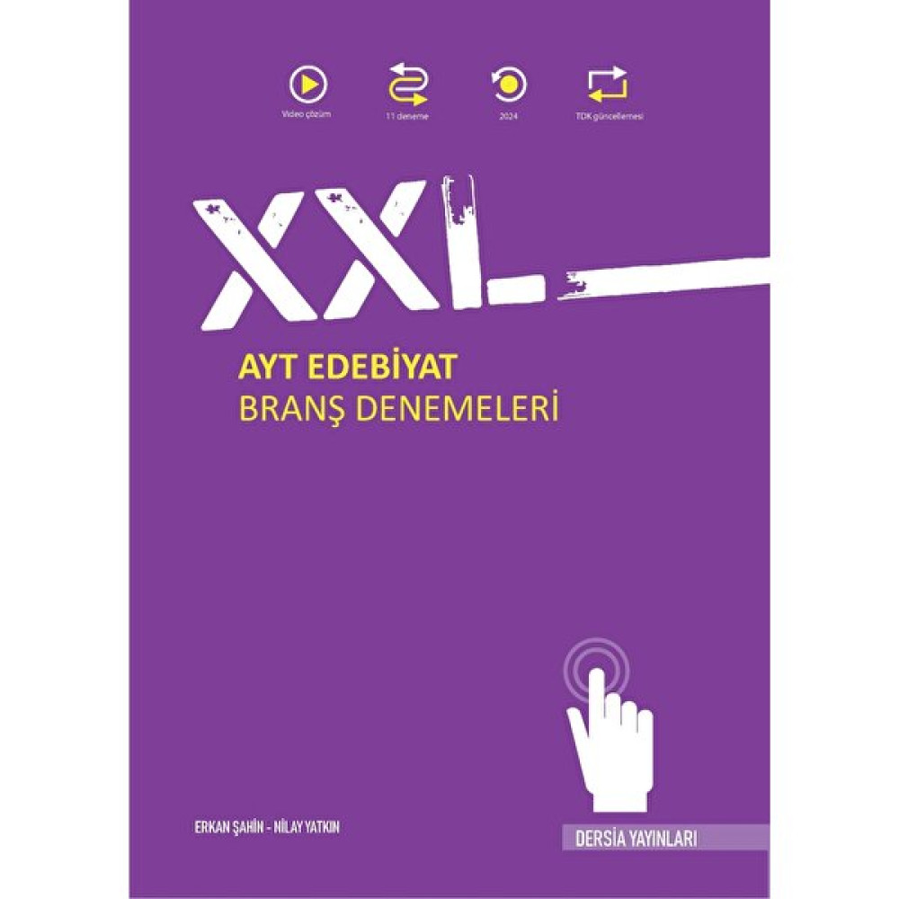 Dersia Yayınları XXL AYT Edebiyat Branş Denemeleri Yardımcı Kitaplar Fiyatı