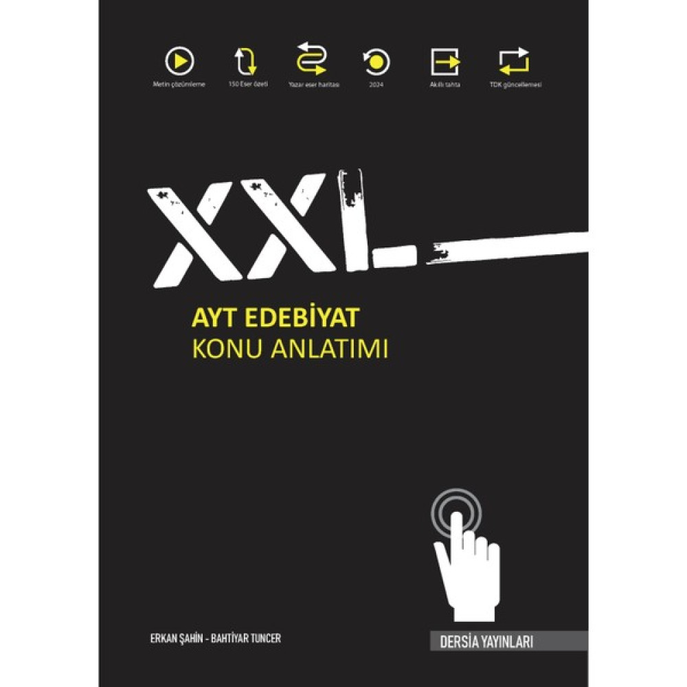 Dersia Yayınları XXL AYT Edebiyat Konu Anlatımı Yardımcı Kitaplar Fiyatı