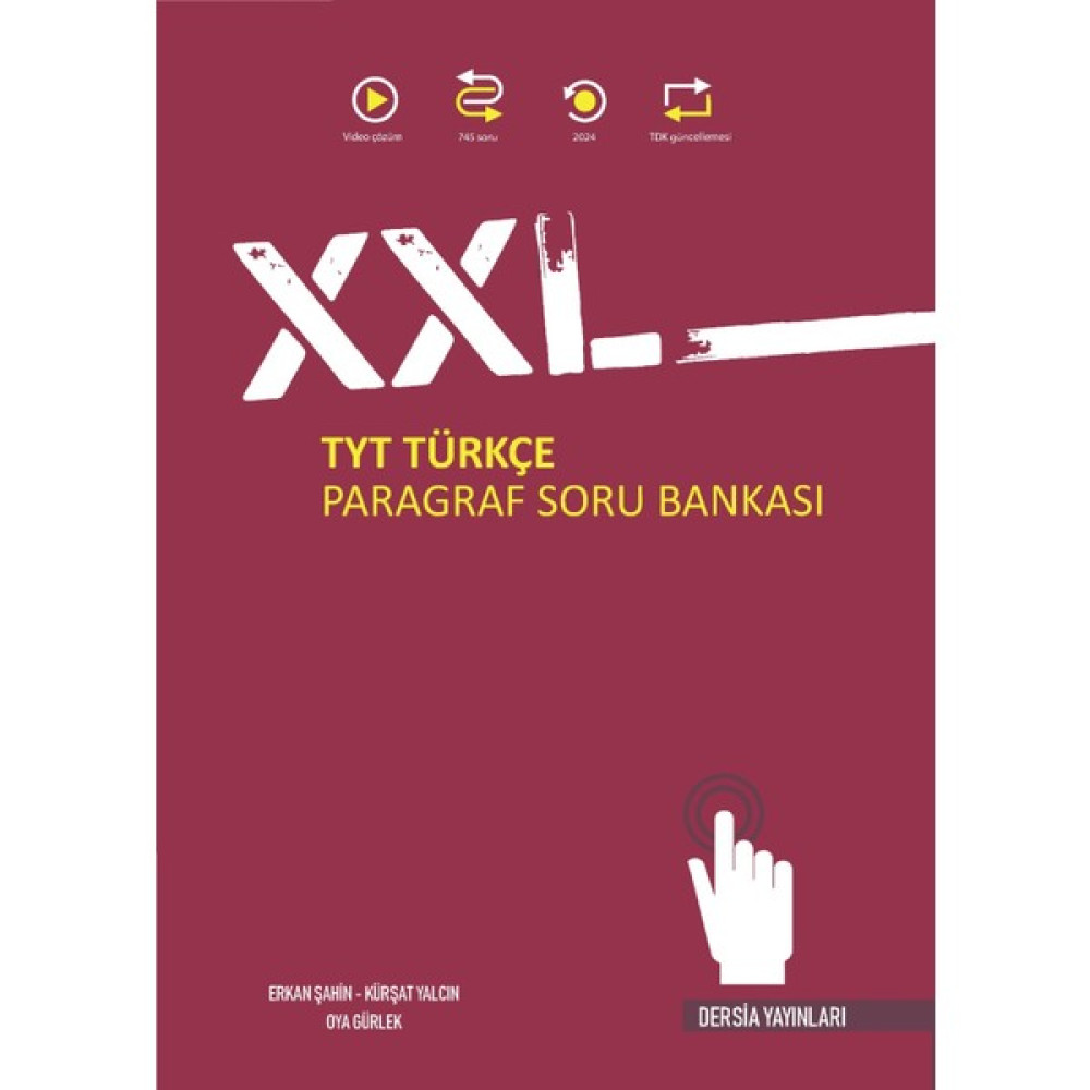Dersia Yayınları XXL TYT Paragraf Soru Bankası Türkçe Fiyatı