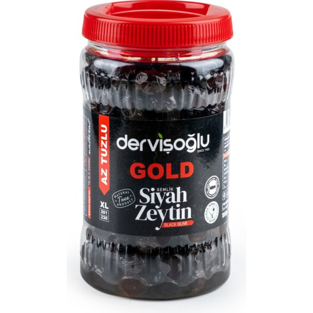 Dervişoğlu Gold Siyah Zeytin XL Az Tuzlu 1 kg Diğer Fiyatı