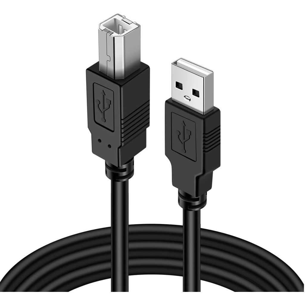 Derwell 1.5 Metre Yüksek Hızlı USB Tip A B Için 2.0 1.5m Kablo Canon Brother Hp Epson Yazıcı Etiket Tarayıcı Elektronik Piyano Organ Kare Adaptörü Laptop Adaptör Fiyatı