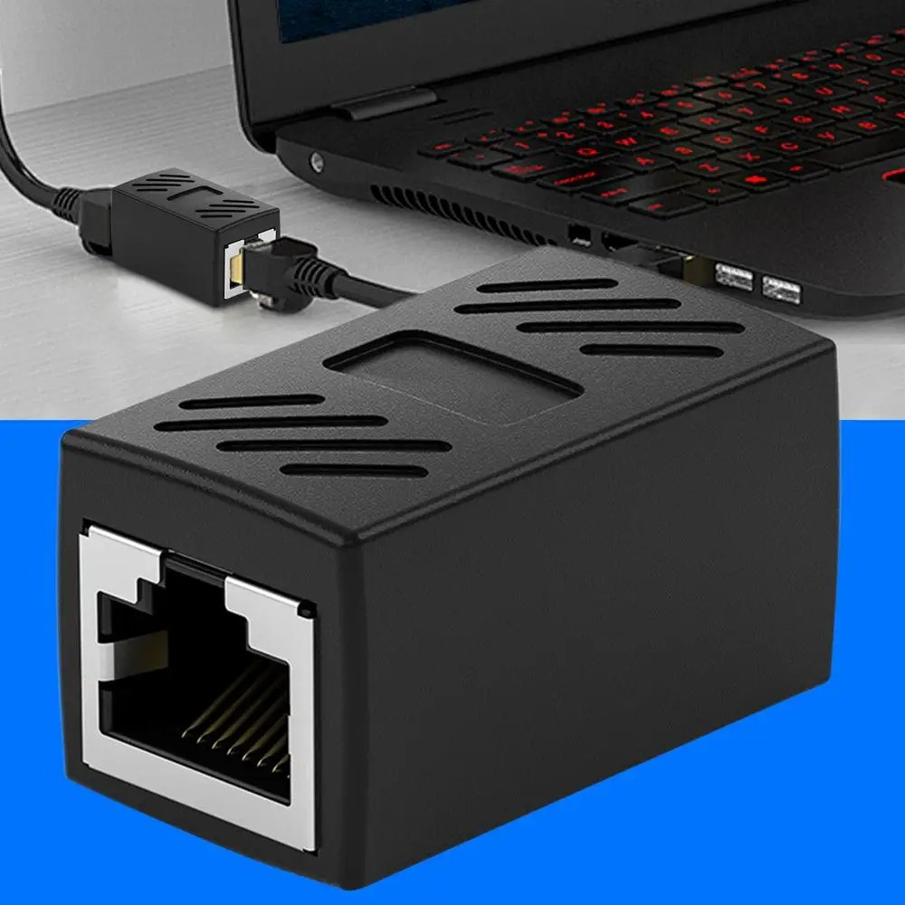 Derwell Ethernet Uzatma Kablosu RJ45 Cat5 Cat6 Cat7/8 Kuplör Genişletici Konektör Ethernet Kuplör Dişi Dişi Ethernet Genişletici Adaptör Network Aksesuarları Fiyatı