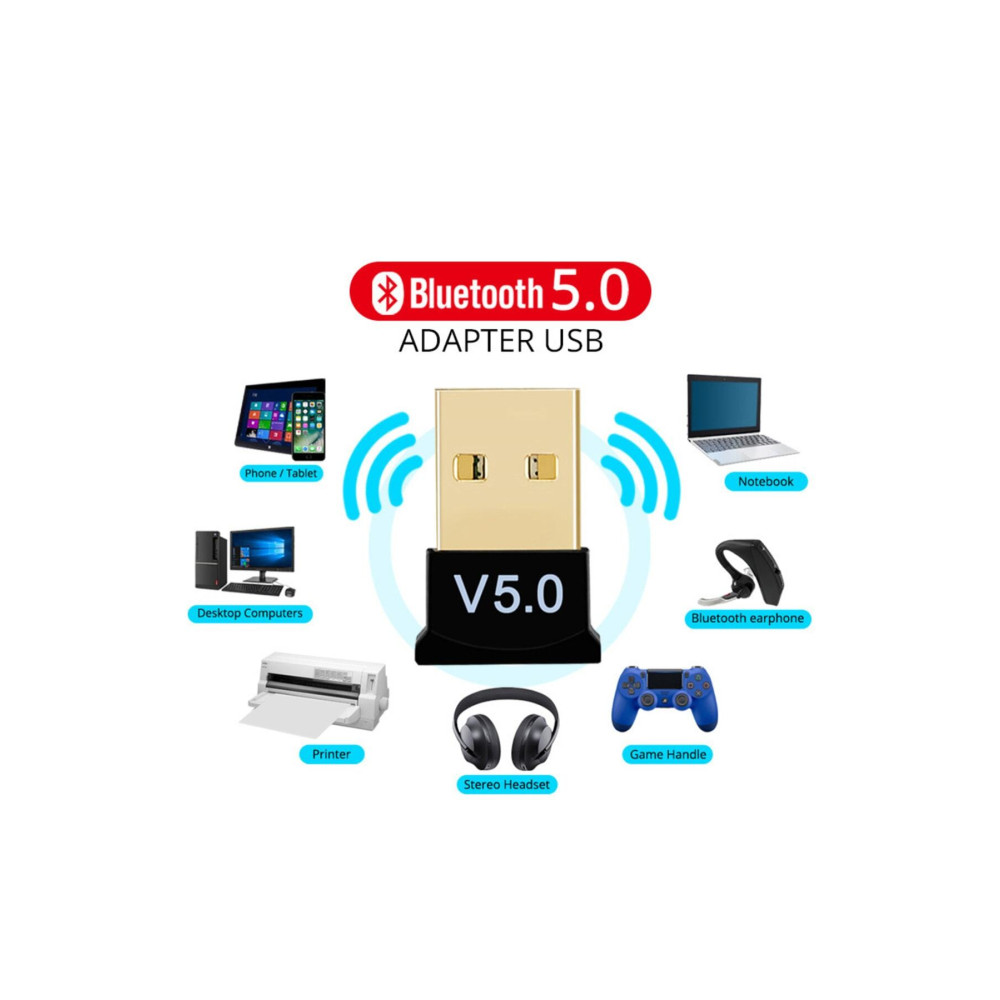 Derwell Yeni 2023 Usb Bluetooth 5.0 Adaptörü Verici Alıcı Ses Bluetooth Dongle Kablosuz Usb Adaptörü TV Aksesuarları Fiyatı