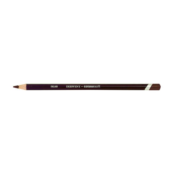 Derwent C600 Coloursoft - Orta Kahverengi Kurşun Kalem