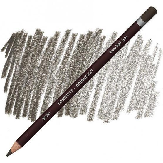 Derwent C640 Coloursoft, Kahverengi/Siyah Kurşun Kalem
