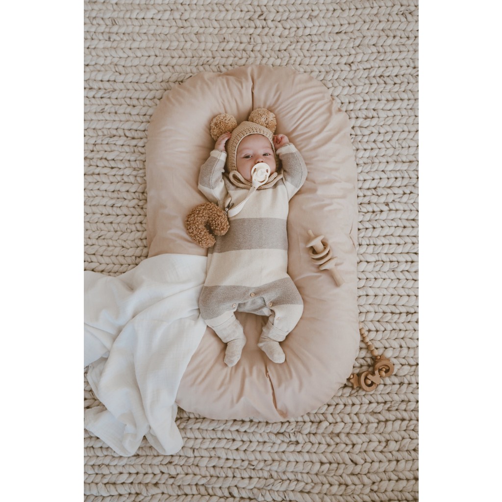 Dery Baby Babynest (Bebek Yatağı + Kılıf) - 50 x 85 cm - Latte Bebek Yatağı Fiyatı