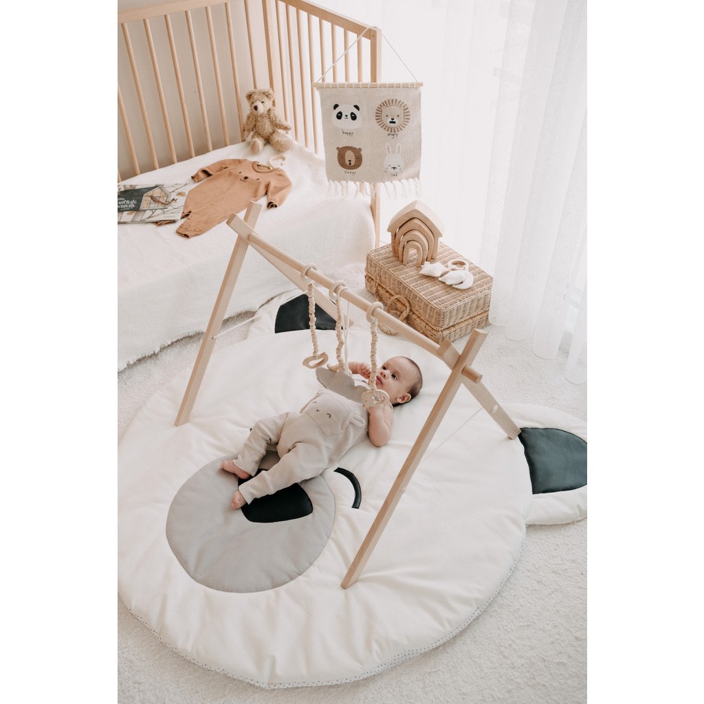 Dery Baby - Oyun Halısı Oyun Matı- Polar Bear - Kırık Beyaz - 120 x 110 cm Oyuncak Fiyatı