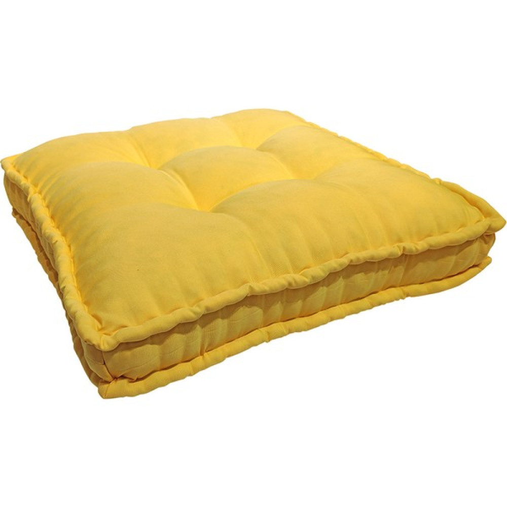 Derya Ticaret Bisküvi Minder Yer Minderi - 70 x 70 cm - Sarı Salon & Oturma Odası Tekstili Fiyatı