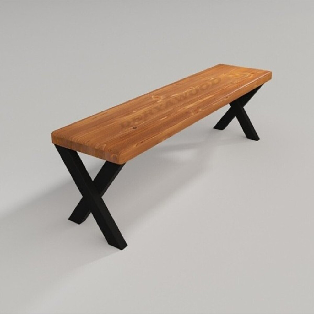 Deryawood Masif Ahşap Andora Bank 37*200*45CM - Açık Ceviz Mutfak Dolabı / Mobilyası Fiyatı