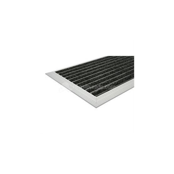 Desan Halı Fitilli 40x60cm Ultra Mat Siyah Alüminyum Paspas