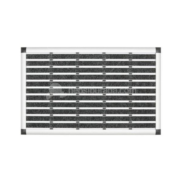 Desan - Halı Fitilli Alüminyum Paspas - 49x80cm ELEGANT MAT - Siyah Araca Özel Paspaslar Fiyatı