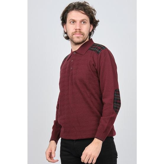 Desen Triko 0246539 Bordo Erkek Kazak Erkek Kazak & Süveter & Triko Fiyatı