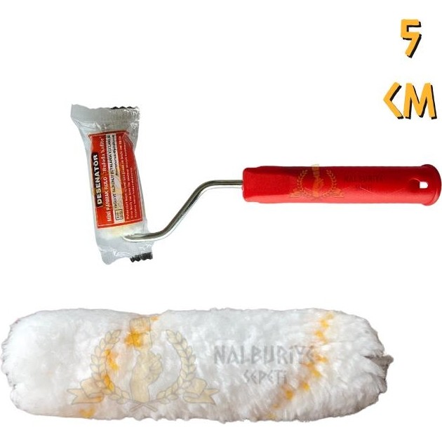 Desenatör Extra Saten Parmak Rulo Takım - 5 cm - 1 Adet - 5 cm. - Kırmızı Diğer Fiyatı