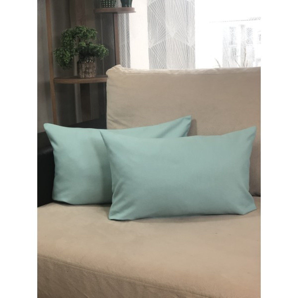 Desenizmir Dekoratif Küçük Kırlent 2'li - 30 x 50 cm - Su Yeşili Kırlent / Mobilya Yastığı Fiyatı