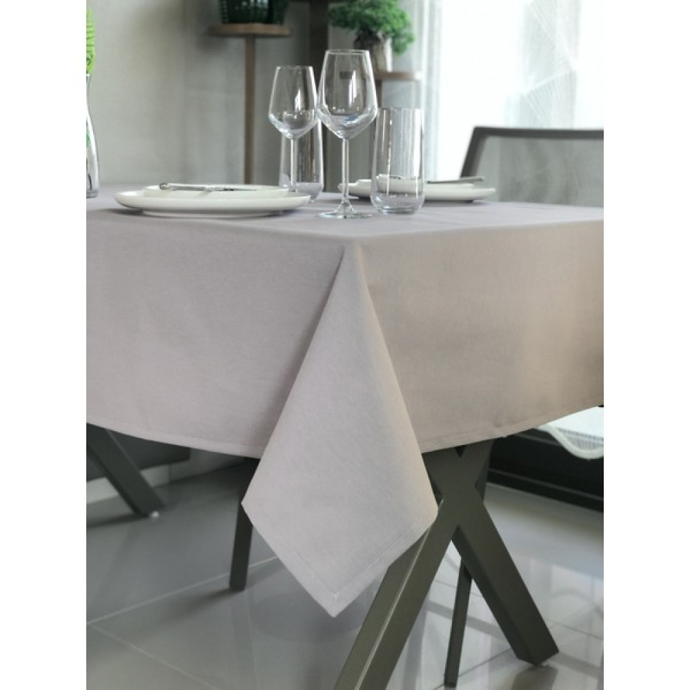 Desenizmir Masa Örtüsü Düz Renk - 130 x 170 cm - Gri Masa Örtüsü Fiyatı