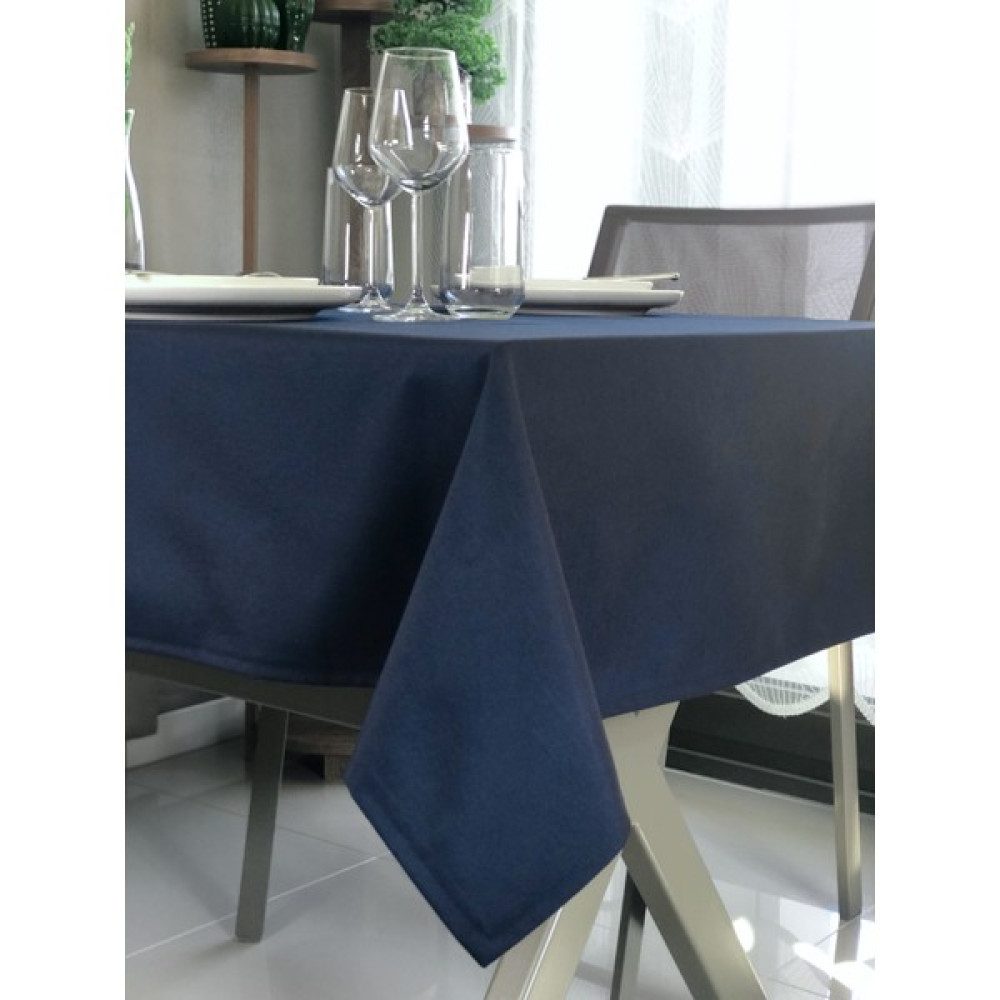 Desenizmir Masa Örtüsü Düz Renk - 130 x 230 cm - Lacivert Masa Örtüsü Fiyatı