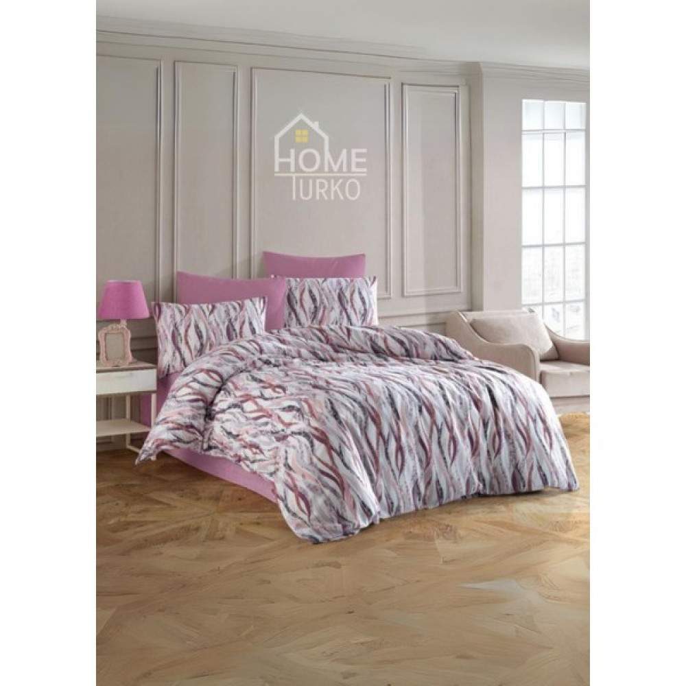 Desenli, Çift Kişilik Nevresim Takımı, Battal Boy, Çeyizlik Eşya, Ev Hediyesi, Gelin Hediyesi, Bohem - Açık Pembe - Beyaz - 200 x 240 cm Nevresim Takımı Fiyatı