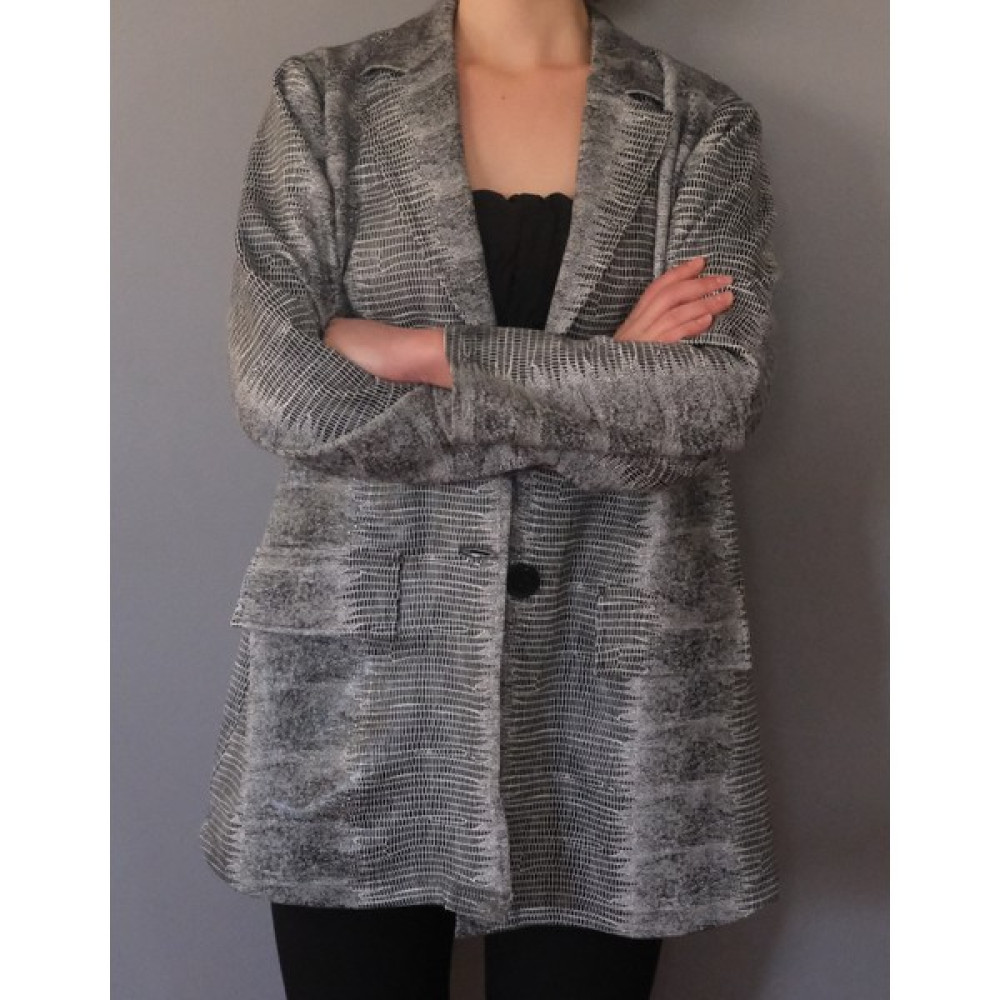 DESEO BOUTIQUE Kadın Deri Desenli Blazer Ceket Bayan Ceket Fiyatı