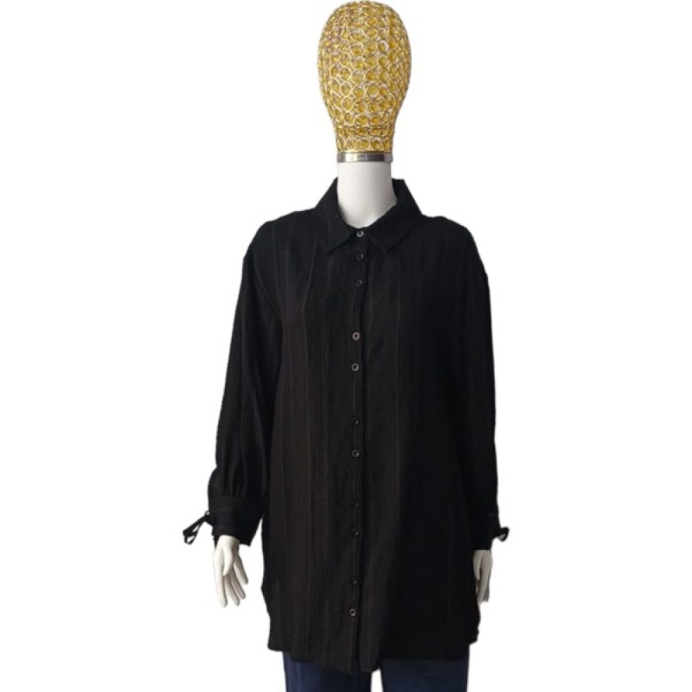 Deseo Boutique Kadın Kolları Bağlamalı Çizgili Uzun Gömlek Kadın Gömlek Fiyatı