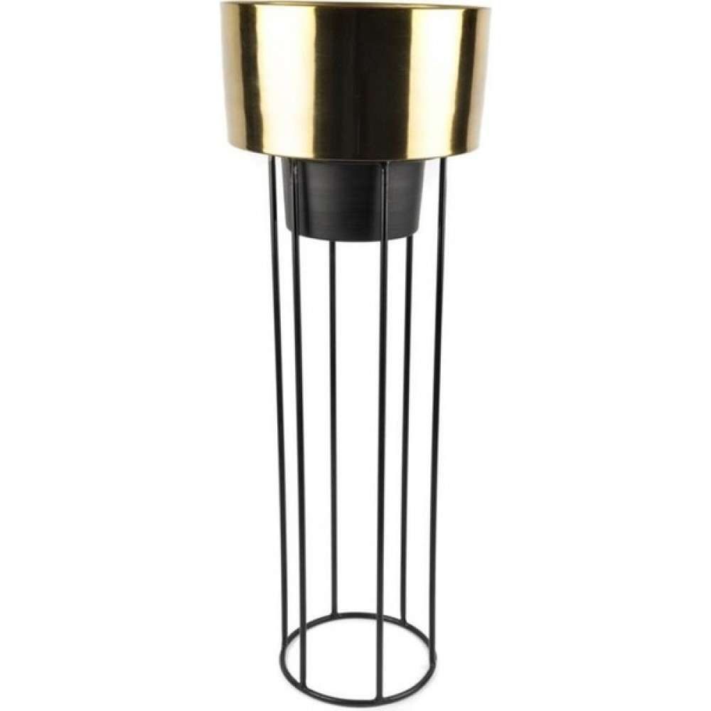 Desi Concept Gold Siyah Ayaklı Saksı 21X30X83 cm Saksı ve Aksesuarları Fiyatı
