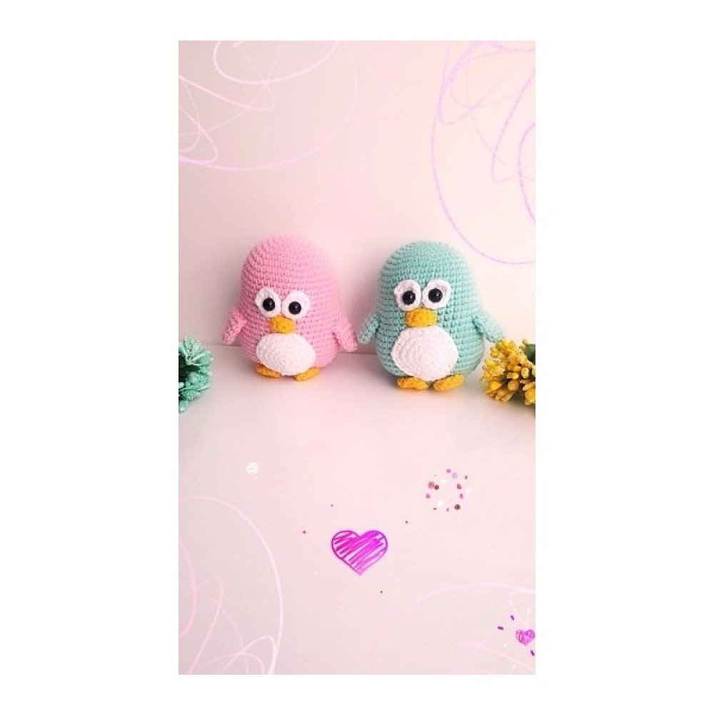 Design By Oykum 2'li Amigurumi Penguen Bebek Oyuncakları Fiyatı