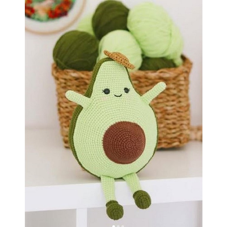 Design By Oykum Hediyelik Oyuncak Avokado (El Örgüsüdür) - Açık Yeşil Anne Bebek Oyuncak Fiyatı