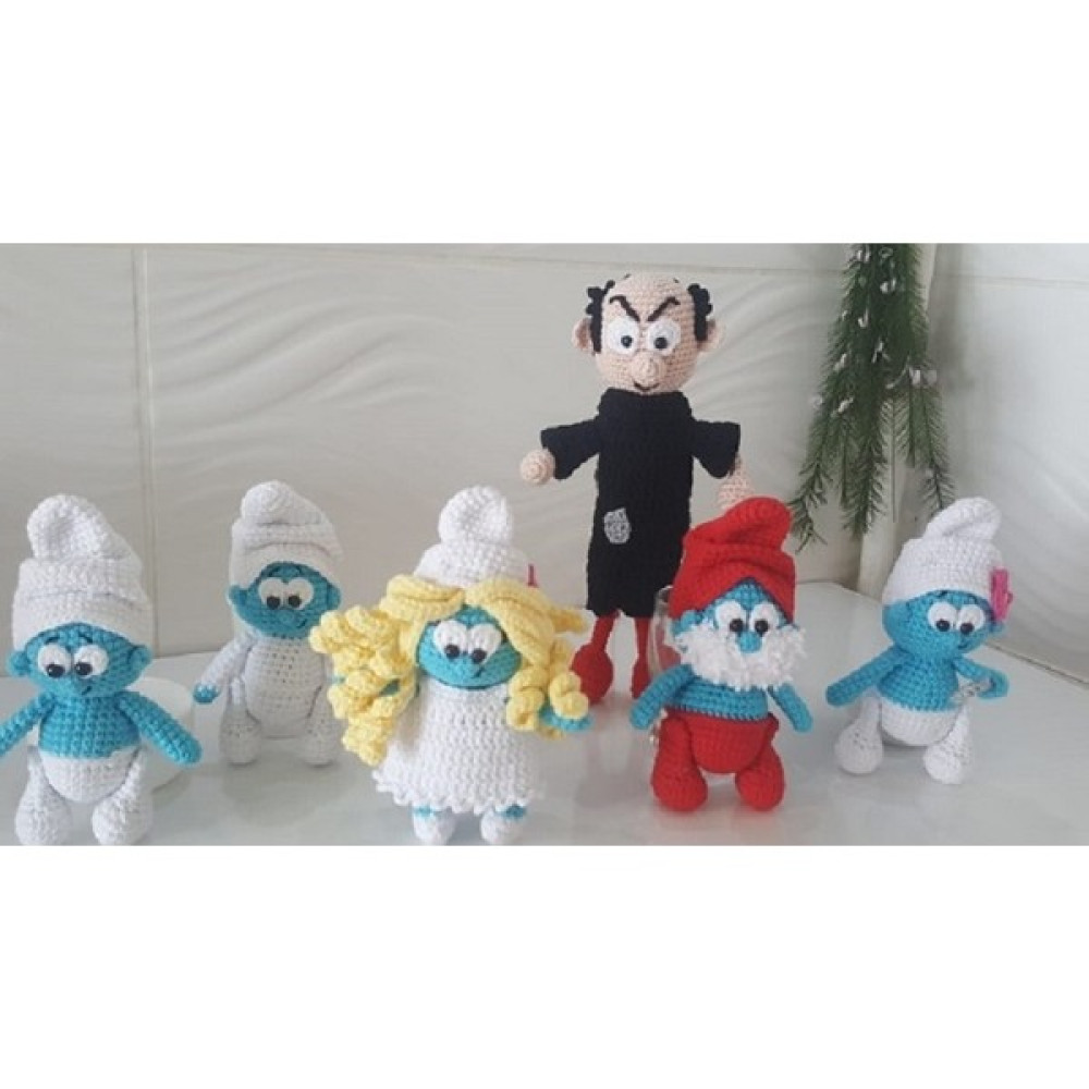 Design By Oykum Örgü Şirinler Set (Amigurumi) Oyuncak Fiyatı