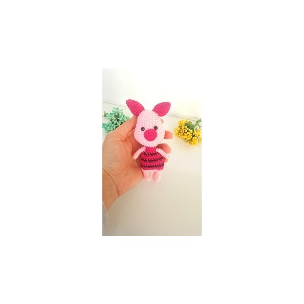 Design By Oykum Piglet Minik Amigurumi Oyuncak Anne Bebek Oyuncak Fiyatı