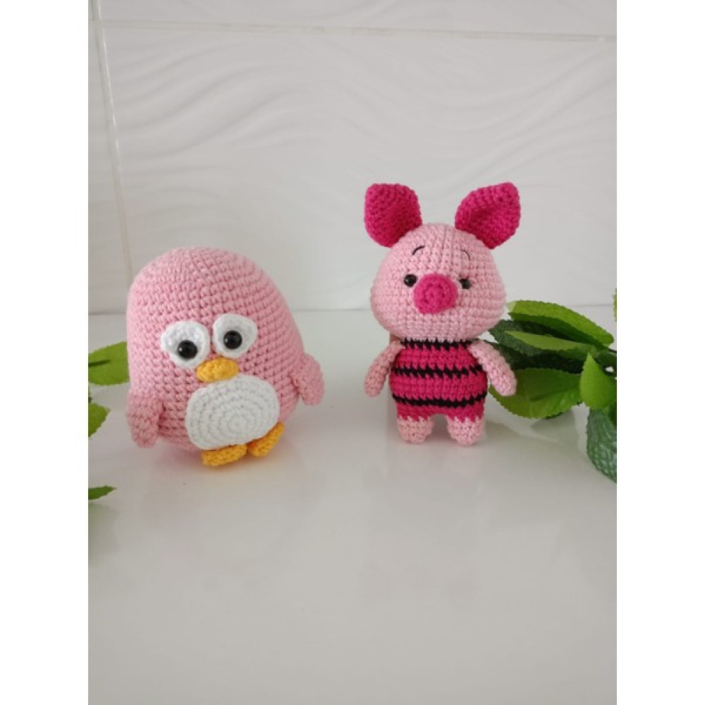 Design By Oykum Piglet ve Pembe Penguen Oyuncak (Uyku Arkadaşı 2'li) Oto Boyaları Fiyatı