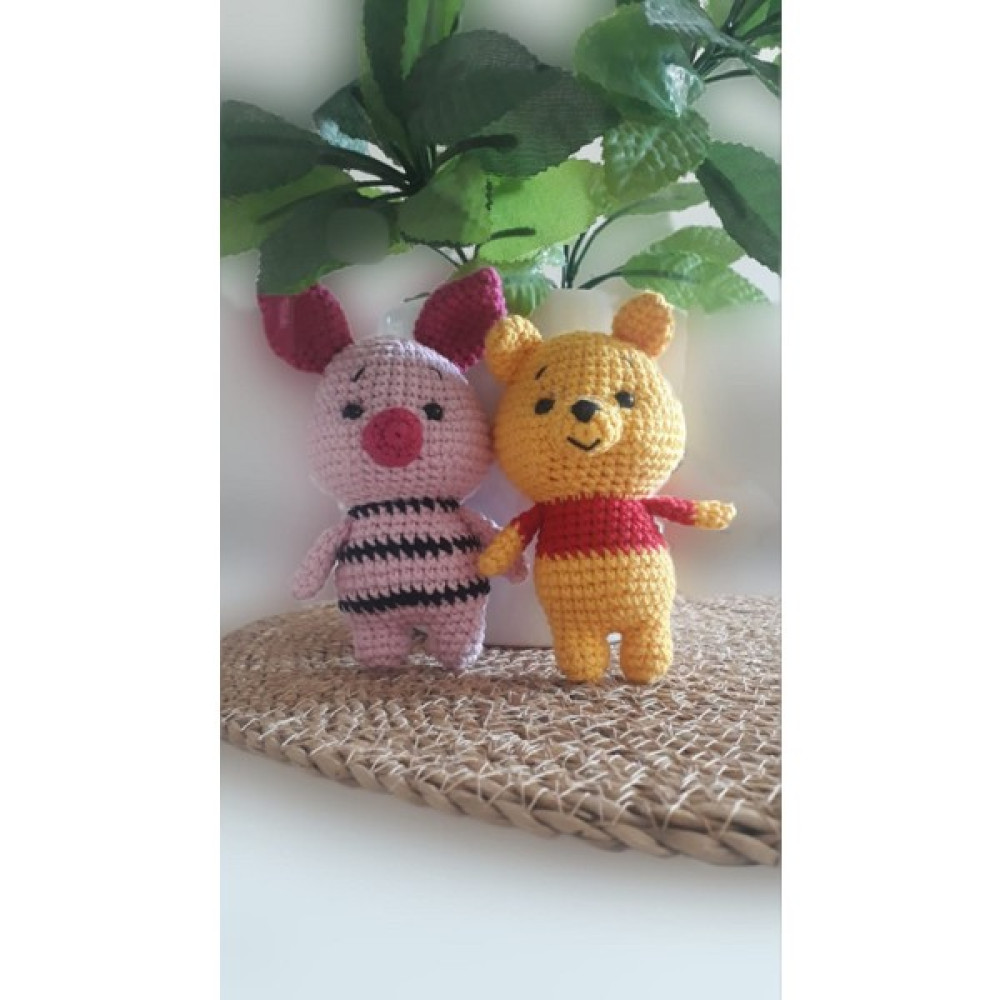 Design By Oykum Winnie The Pooh ve Piglet Oyuncak Seti Bebek Oyuncakları Fiyatı