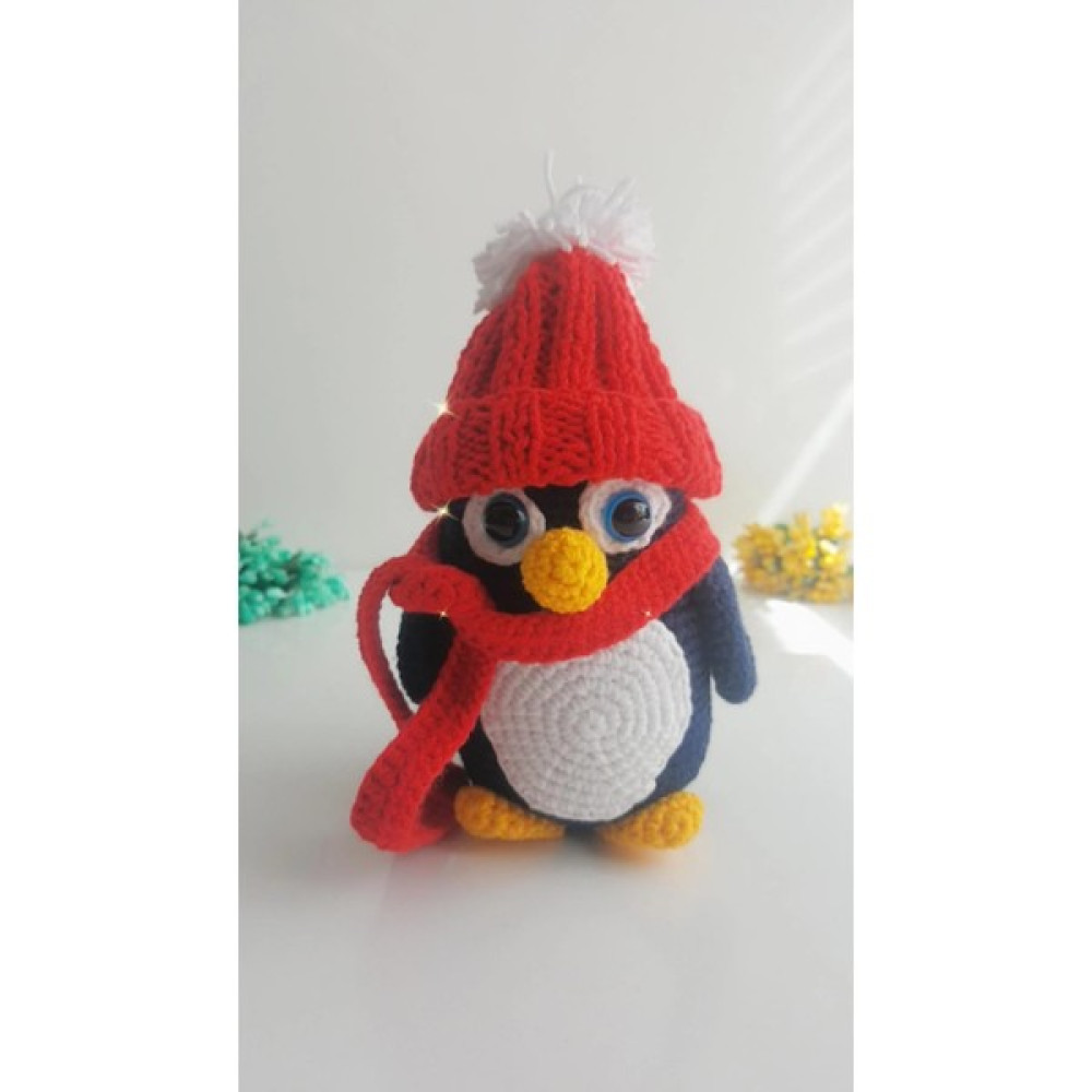 Design By Oykum Yılbaşı Hediyesi Penguen (El Örgüsüdür) - Renkli Hediyelik Eşya Fiyatı