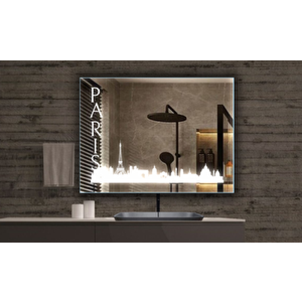 Design led mirror 70x100 Dokunmati̇k Pari̇s Led Ayna Banyo Aynası Fiyatı