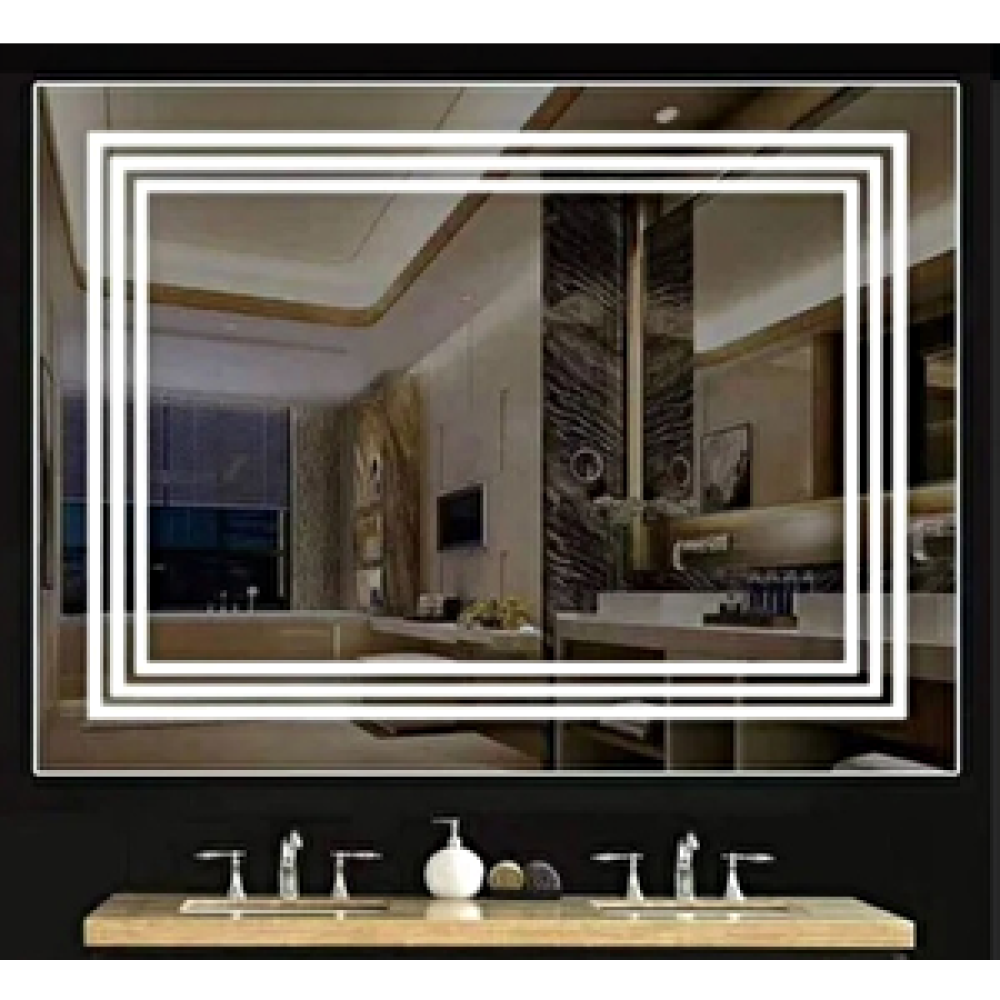 Design led mirror Dokunmatık 70x70 70x70 cm Banyo Aynası Fiyatı