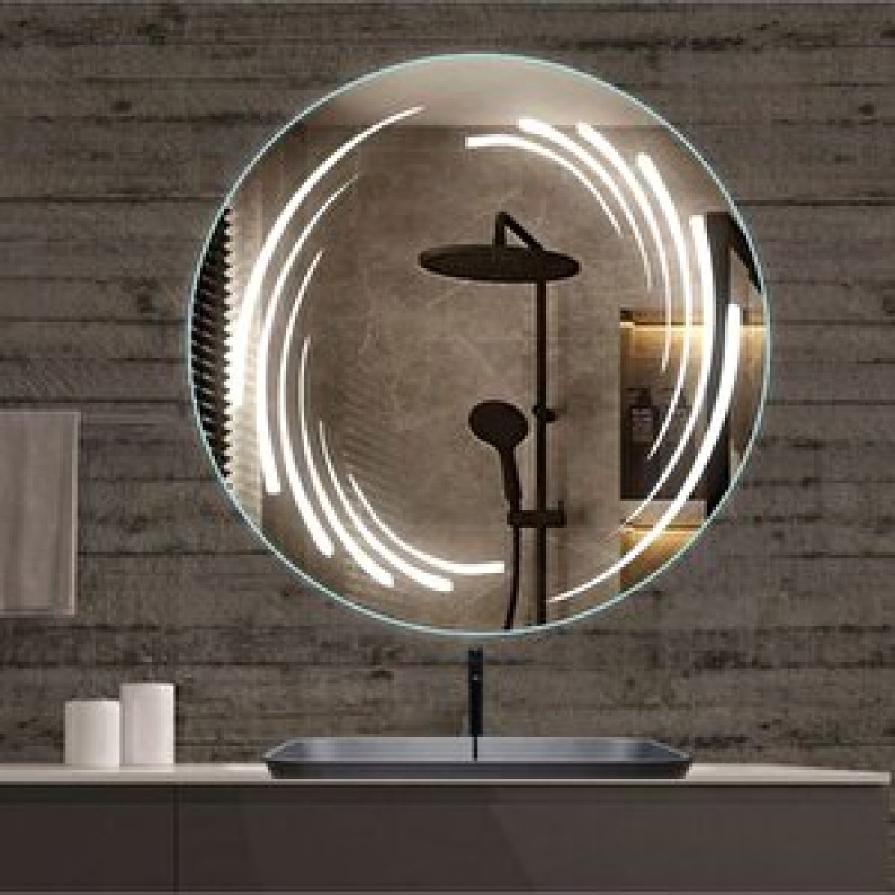 Design led mirror Dokunmatik Çap 80 Led Ayna 80 cm Banyo Aynası Fiyatı