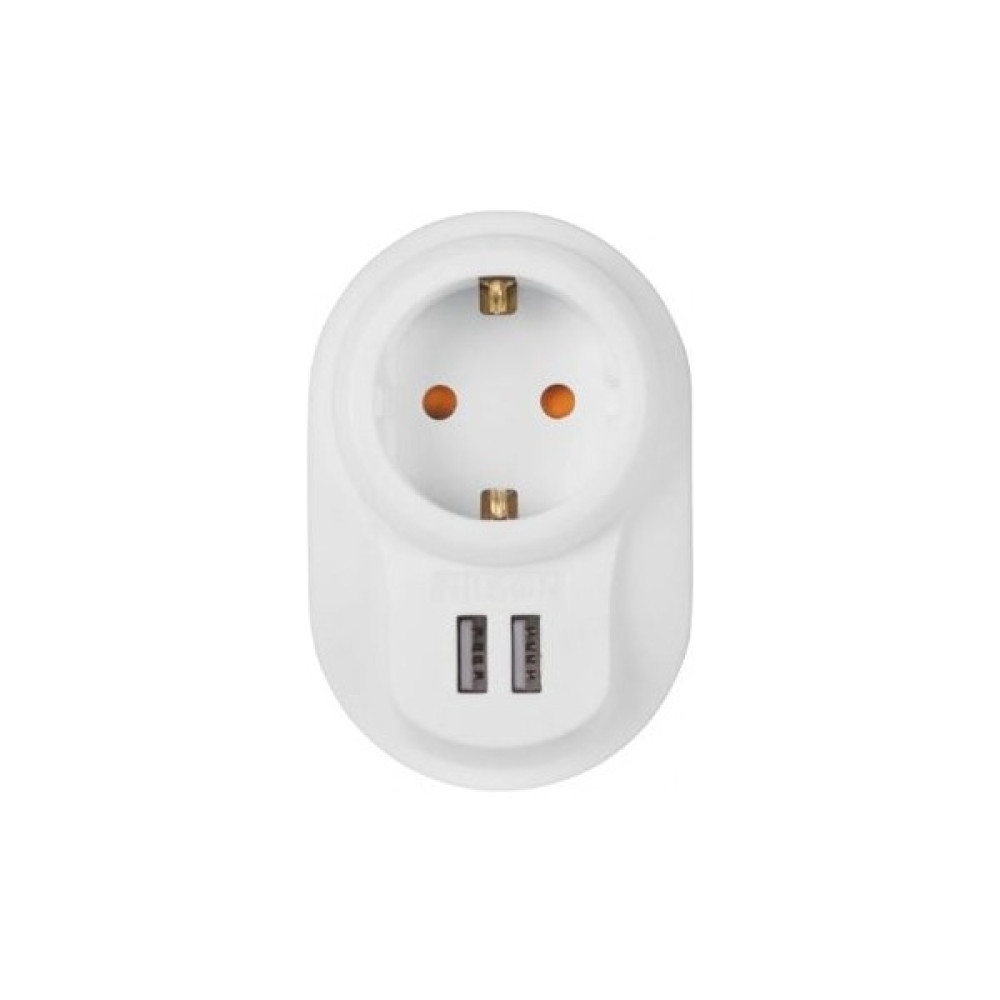 Design Love Akım Korumalı Tekli Usb'li Fiş Priz - Beyaz Prizler Fiyatı