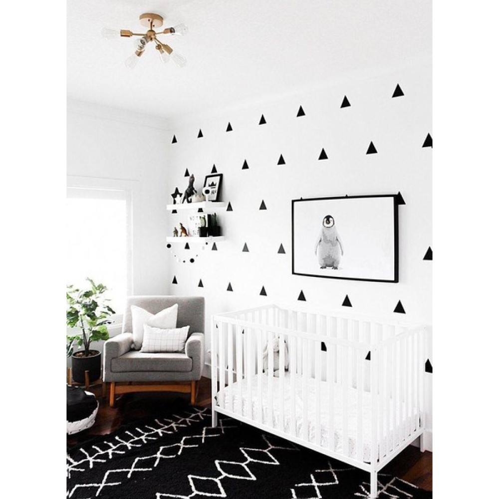 Design Masters Bebek Odası Üçgen Duvar Sticker Bebek Odası Duvar Süsü Fiyatı