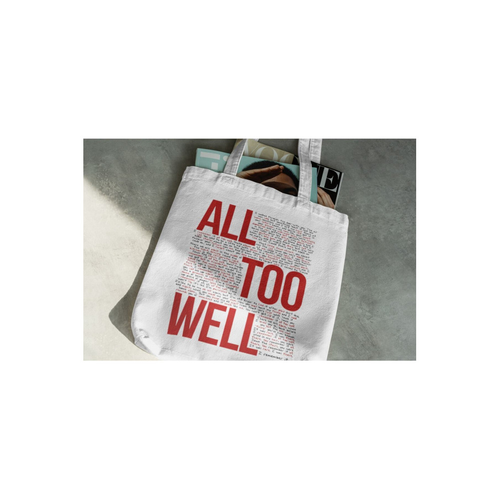 designedfy Taylor Swift All Too Well Baskılı Bez Çanta 35 x 40 Beden Unisex Çanta & Cüzdan ve Seyahat Çantaları Fiyatı