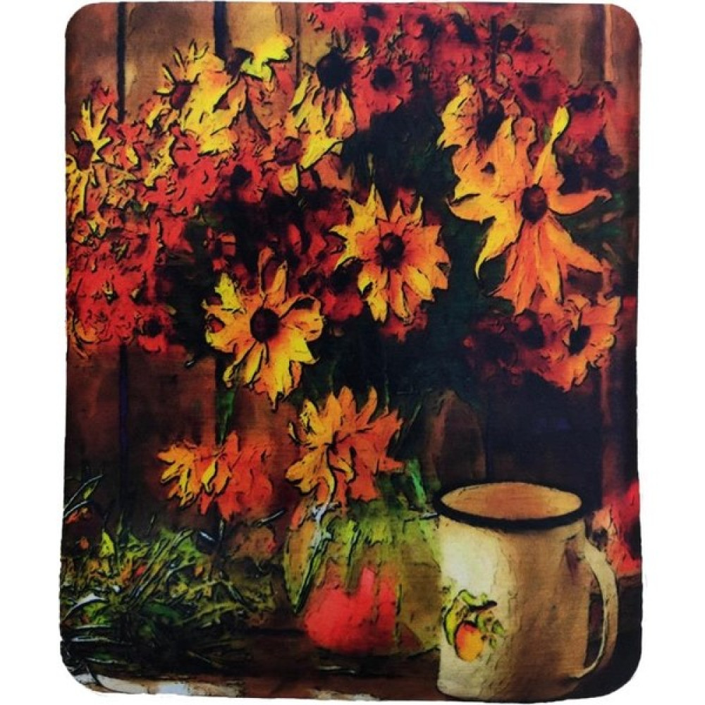 DesignEv Vintage Papatya Desenli Bilek Destekli Dikdörtgen Mousepad Mouse Pad Fiyatı