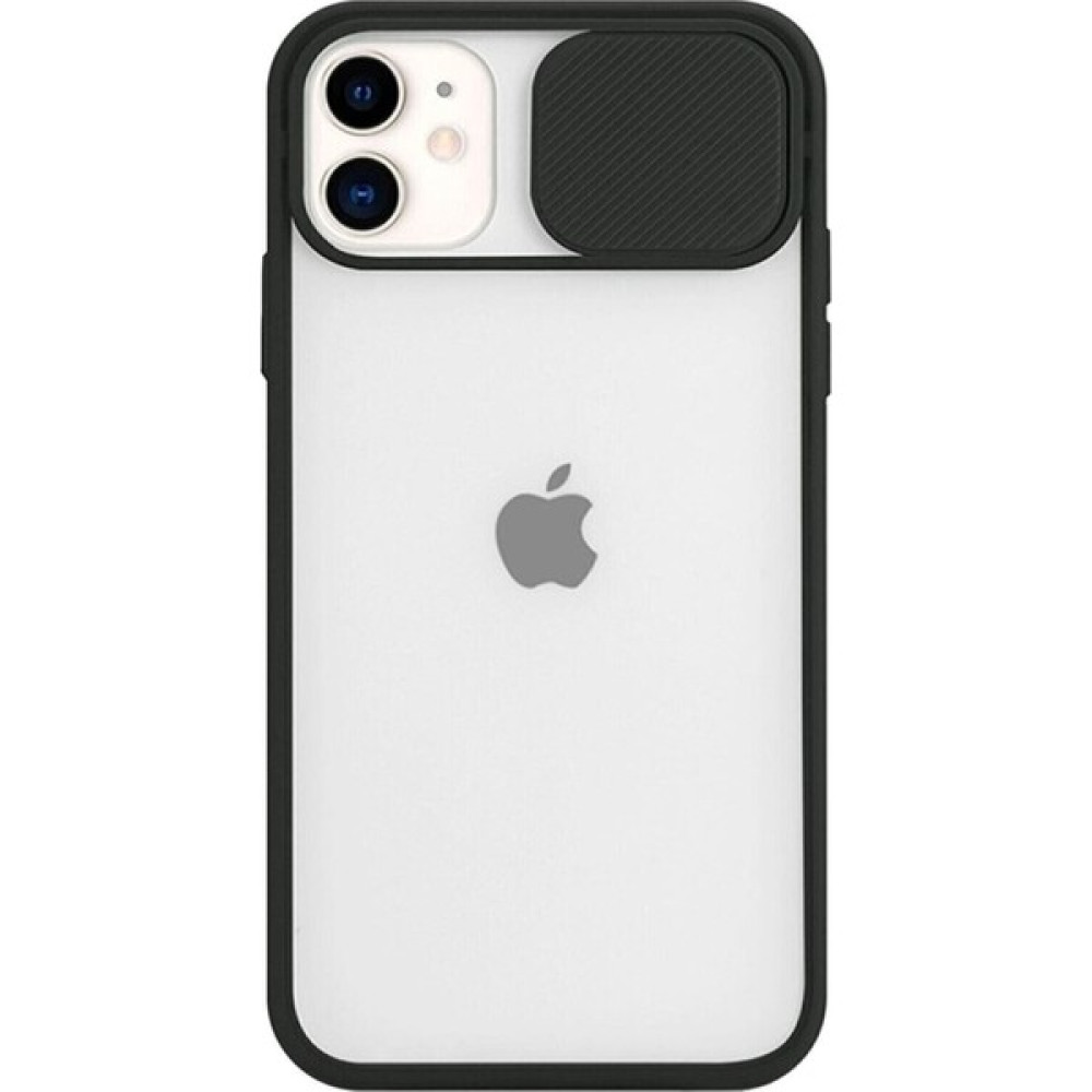 Desingshop Iphone 11 6.1" Uyumlu Kamera Lens Korumalı Sürgülü Slayt Kılıf Siyah Cep Telefonu Kılıfı Fiyatı