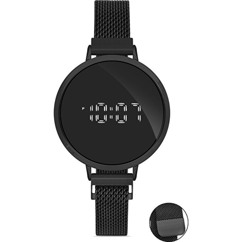 Desingshop Mıknatıslı Hasır Unisex Dijital LED Kol Saati DSG1029EW Kol Saatleri Fiyatı