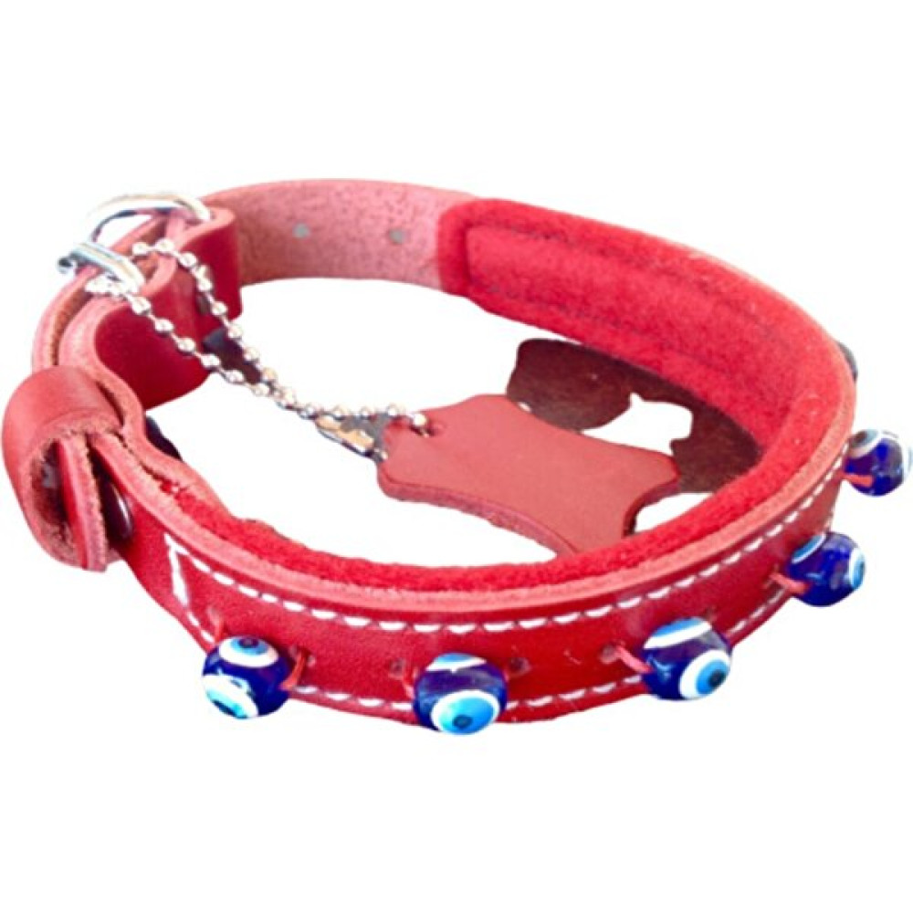 Desingshop Nazar Boncuklu Kedi ve Köpek Tasması Kırımızı 2CMX38CM - Açık Pembe Evcil Hayvan Ürünleri Fiyatı