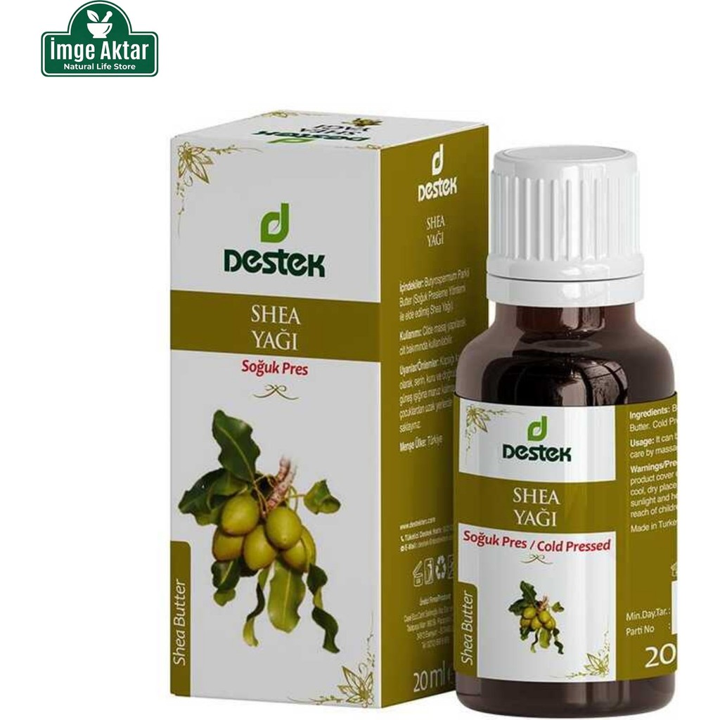 Destek Shea Yağı (Karite Yağı) - Soğuk Sıkım Doğal Nemlendirici Bakım 20 ml SSD / Solid State Drive Fiyatı