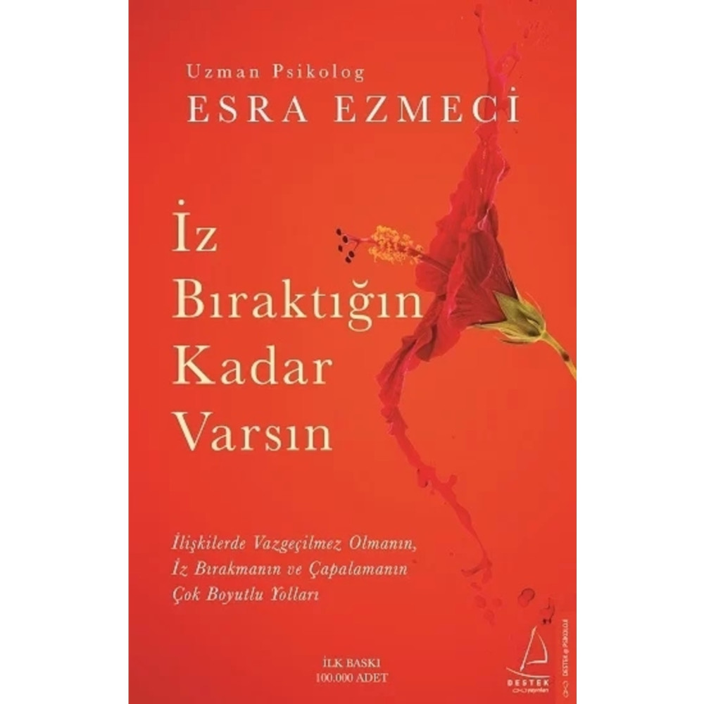 Destek Yayınları Iz Bıraktığın Kadar Varsın - Esra Ezmeci Psikoloji Kitapları Fiyatı
