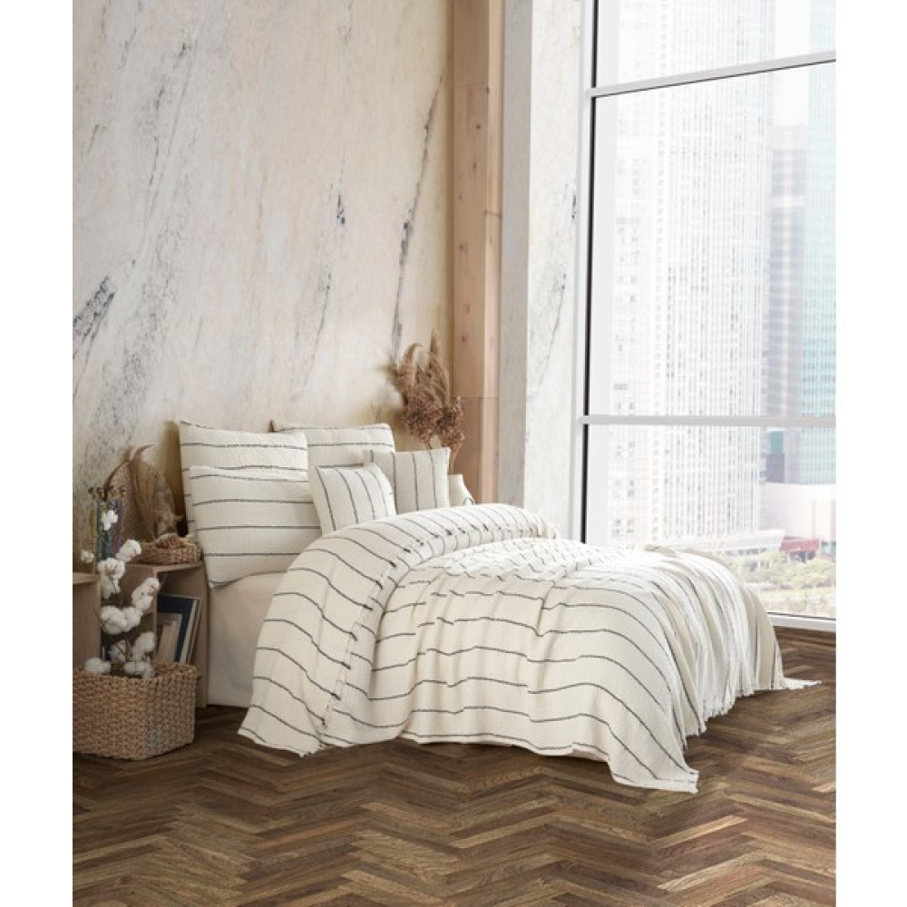 Destiny Hometex 4 Katlı Multi Muslin %100 Pamuk Battal Boy Yatak Örtüsü 240X260 cm Battal Boy - 240 x 260 cm - Renkli Yatak Örtüsü Fiyatı
