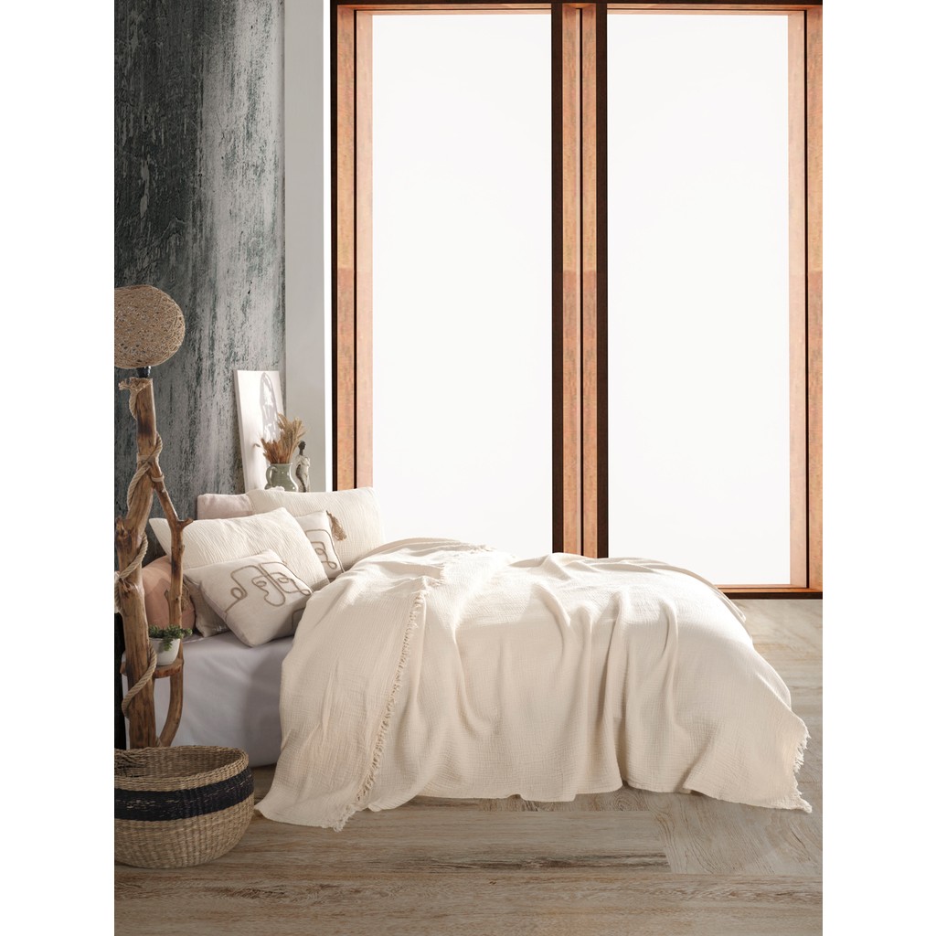 Destiny Hometex 4 Katlı Multi Muslin %100 Pamuk Tek Kişillik Yatak Örtüsü 160X240CM - Renkli - 160 x 240 cm SSD / Solid State Drive Fiyatı