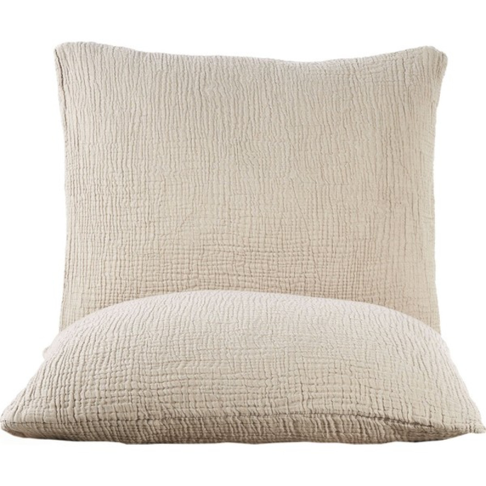 Destiny Hometex 4 Katlı Multi Müslin Naturel %100 Pamuklu 2 Adet Yastık Kılıfı 50X70CM - Vizon - 50 x 70 cm Yastık Kılıfı Fiyatı