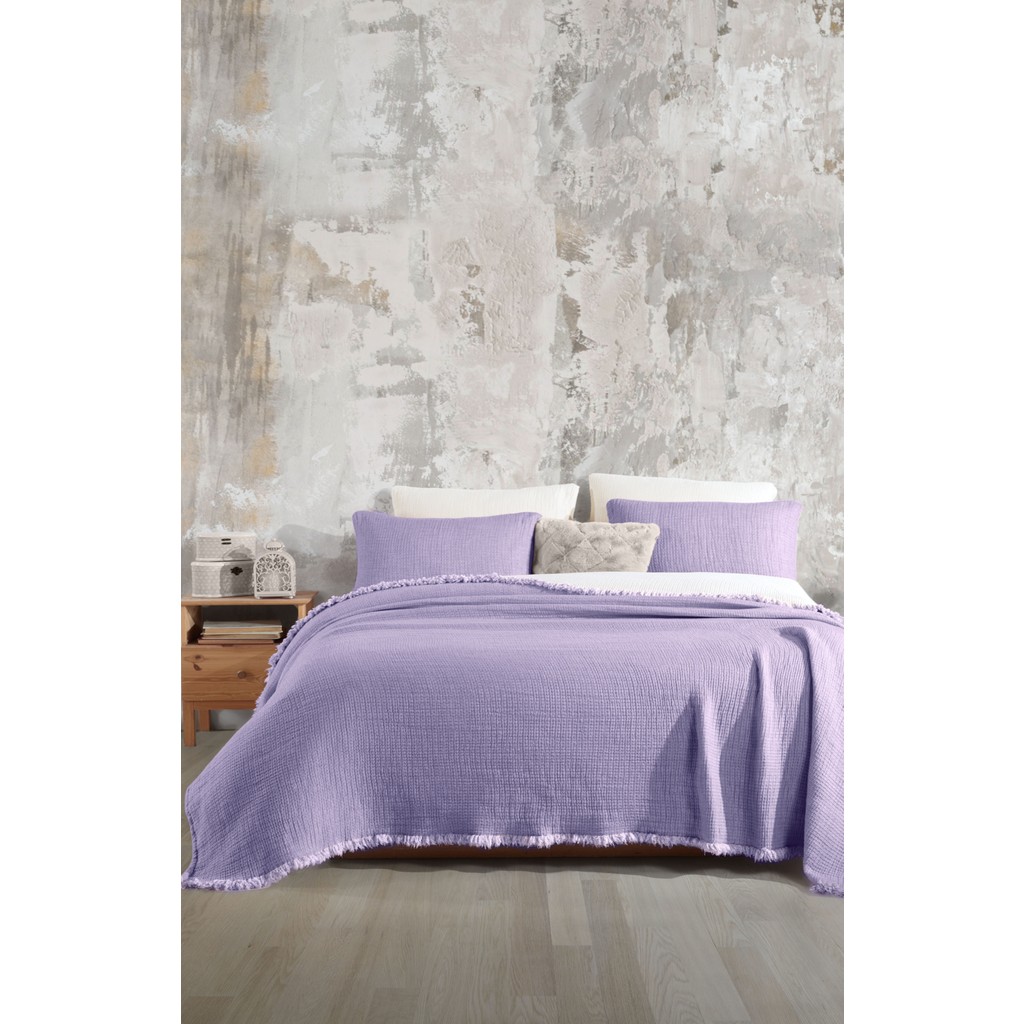Destiny Hometex 6 Kat Müslin Yorgan / Tek Kişilik 170X230 - 170 x 230 cm - Lila Yorgan Fiyatı