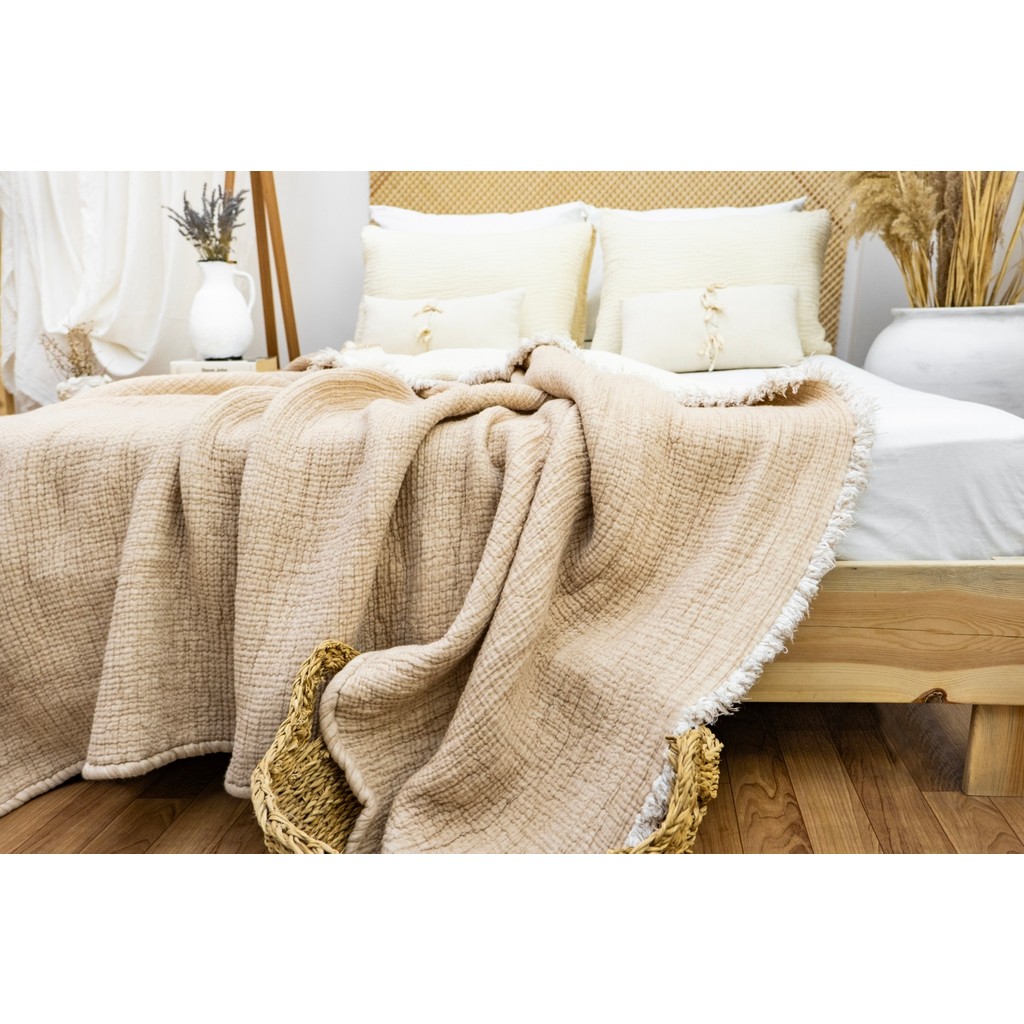 Destiny Hometex 6 Kat Müslin Yorgan / Tek Kişilik 170X230 - Vizon - 170 x 230 cm Yorgan Fiyatı