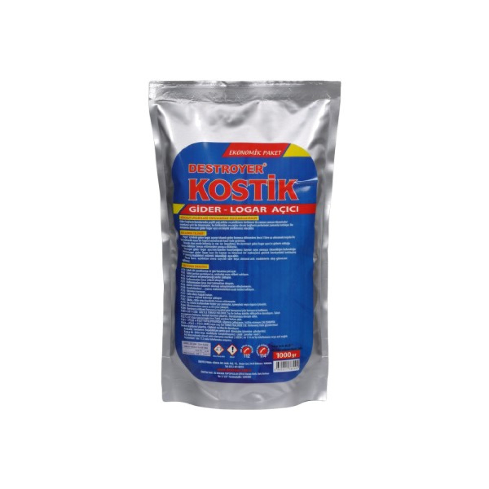 Destroyer Kostik Logar Gider Açıcı 1 kg Parlatıcı ve Temizleyiciler Fiyatı