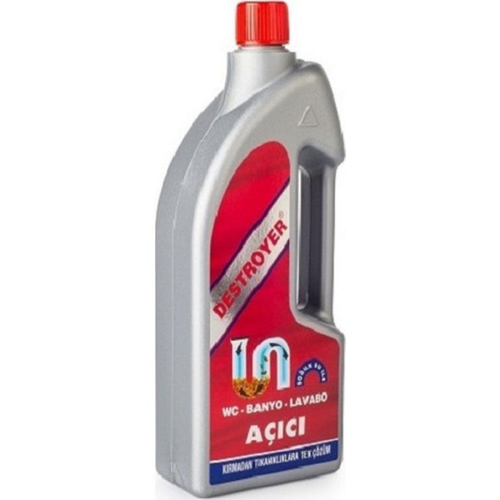 Destroyer Lavabo ve Gider Açıcı Sıvı 500 ml Temizlik Malzemeleri Fiyatı